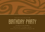 Party Invitations - Tribal Design