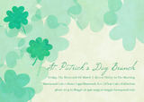 St. Patrick's Day - Watercolor Shamrocks