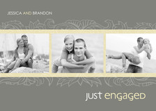 Engagement Announcements - Floral Frame Border