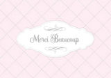 Thank You Cards - Merci Beaucoup