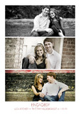 Engagement Announcements - Black and White to Color