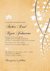 Japanese Floral (Copy) - Wedding Flat Card