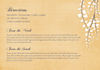 Japanese Floral (Copy) - Wedding Flat Card