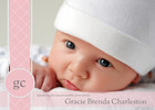 Pink Baby Initials 