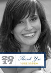 Classic Banner Thank You - Education Folded Card