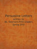 Ms. Overton's Persuasive Letters - Education Photo Book