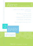 Boys Baby Shower Invitations - Pop Circles Shower - Green