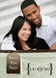 Save the Date Cards - Beribboned Green