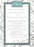 Wedding Invitations - Blue Banded