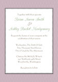 Wedding Invitations - Diamond Trellis