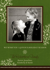 Christmas Cards - Drifting Snowflakes
