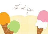Birthday Party Thank You - Sweet Scoops Thank You