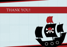 Birthday Party Thank You - High Seas Soiree Thank You