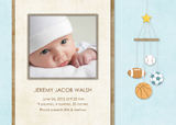 Photo Birth Announcements - Sports Mobile