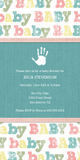 Girls Baby Shower Invitations - Precious Handprint
