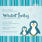 Boys Baby Shower Invitations - Winter Baby