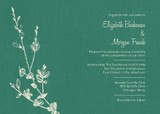 Wedding Invitations - Teal Elegance