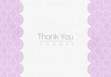 Baby Shower Thank You - Pink Scallops