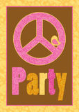Girls Birthday Party Invitations - Hippie Chick