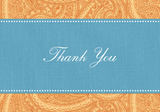 Baby Shower Thank You - Festive Paisley