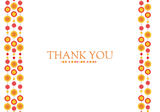 Baby Shower Thank You - Retro Garland