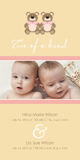 Photo Birth Announcements - Two of a Kind