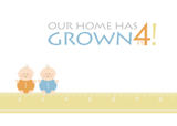 Twins Birth Announcements - Our Home Has Grown!