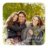 Christmas Cards - Snowflake Border