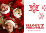 Christmas Cards - Modern Snowflakes
