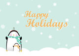 Christmas Cards - Playful Penguins