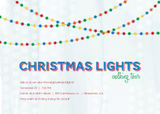 Holiday Party Invitations - Christmas Lights